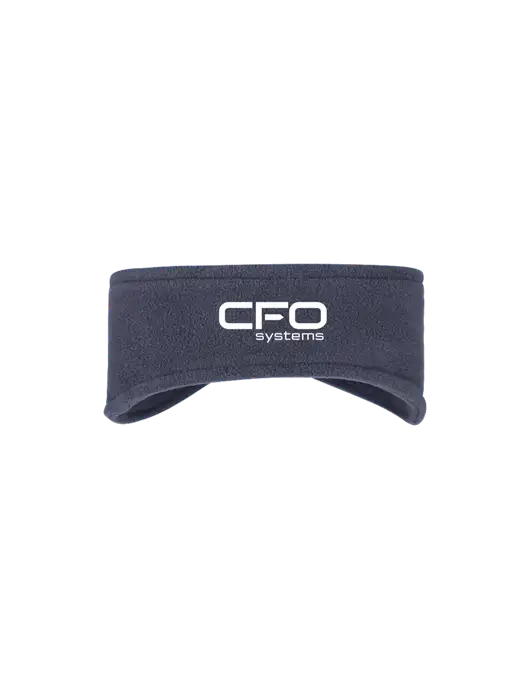 Navy Stretch Fleece Headband w/CFO Systems Logo
