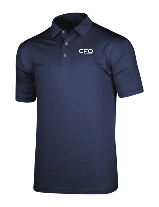 Callaway Vibrant Navy Ventilated Polo w/CFO Systems Logo