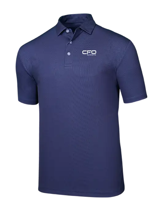 Callaway Birdseye Navy Polo w/CFO Systems Logo