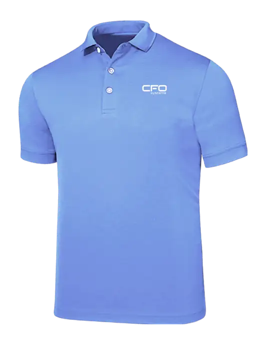 Callaway Ottoman Light Blue Polo w/CFO Systems Logo