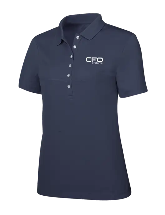 Callaway Womens Ottoman Navy Polo w/CFO Systems Logo