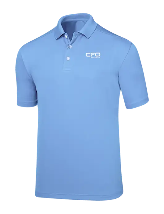 Callaway Core Light Blue Performance Polo w/CFO Systems Logo