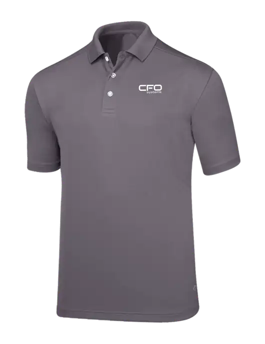 Callaway Core Medium Grey Performance Polo w/CFO Systems Logo