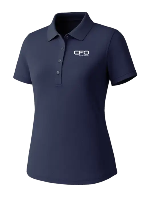 Callaway Womens Core Navy Performance Polo w/CFO Systems Logo