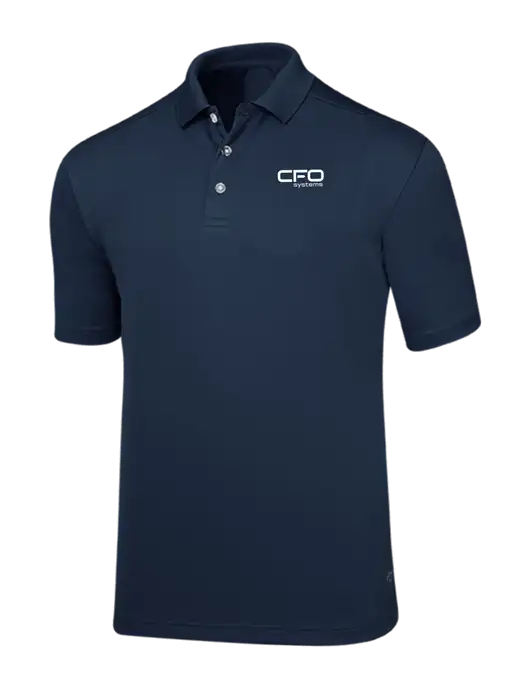 Callaway Core Navy Performance Polo w/CFO Systems Logo
