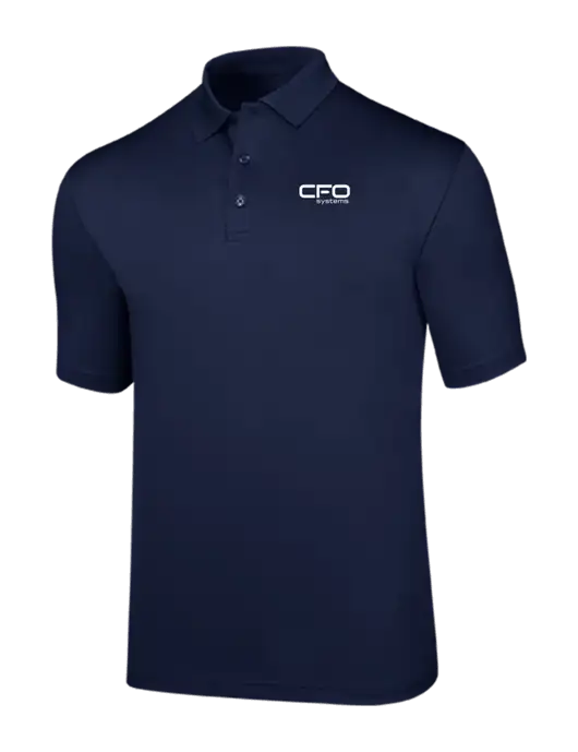 Callaway Opti-Dri Navy Chev Polo w/CFO Systems Logo