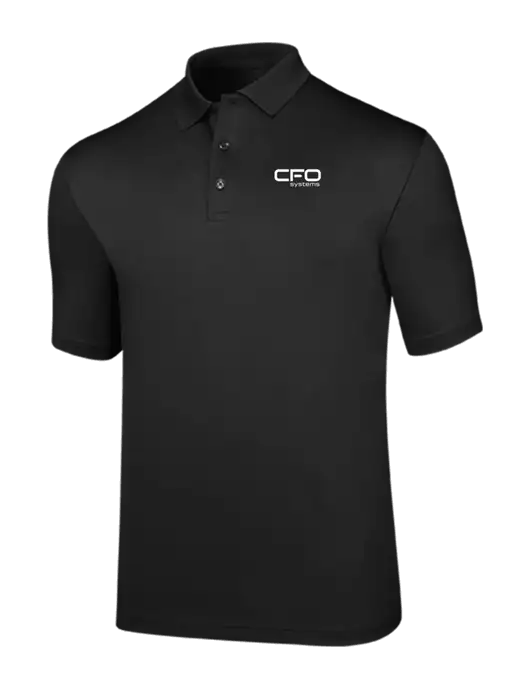 Callaway Opti-Dri Black Chev Polo w/CFO Systems Logo