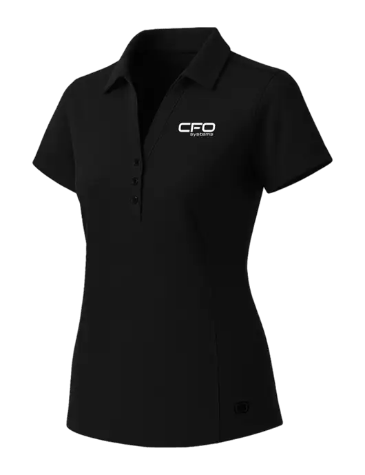 OGIO Womens Blacktop ONYX Polo w/CFO Systems Logo
