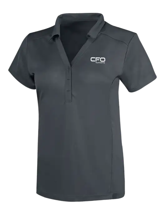 OGIO Dark Grey Womens Framework Polo w/CFO Systems Logo