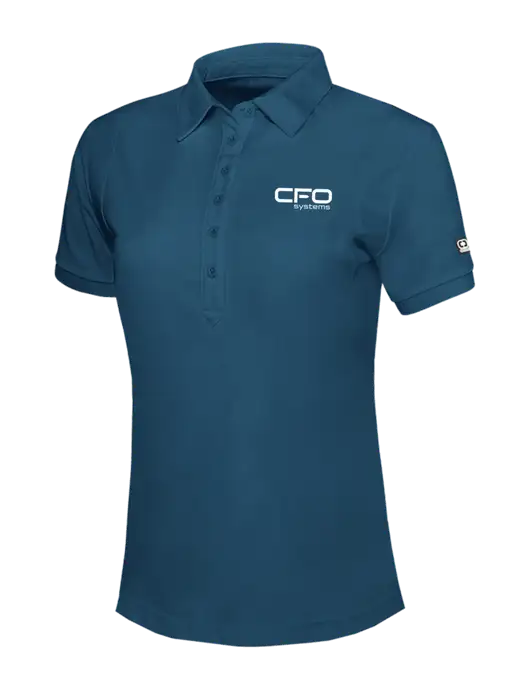 OGIO Womens Light Navy Jewel Polo w/CFO Systems Logo