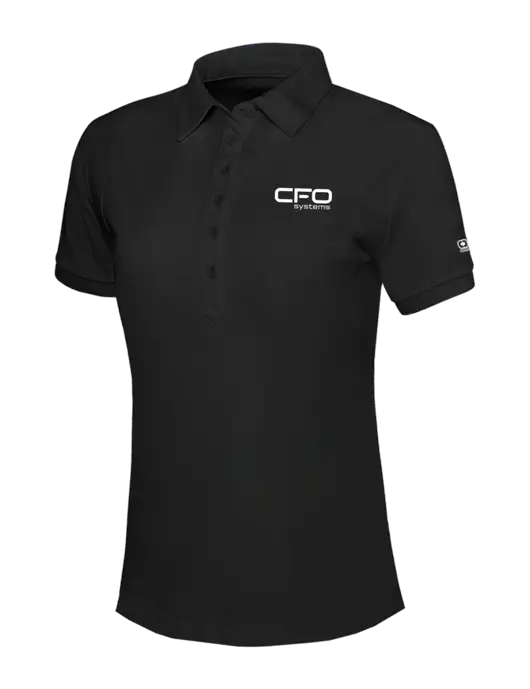 OGIO Womens Blacktop Jewel Polo w/CFO Systems Logo