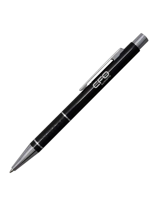 St George Black Pen - Blue Ink w/CFO Systems Logo