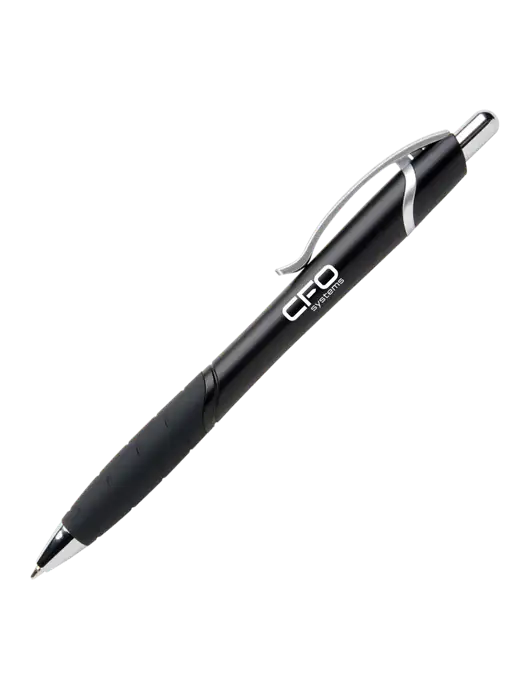 Summerhill Black Pen - Black Ink w/CFO Systems Logo