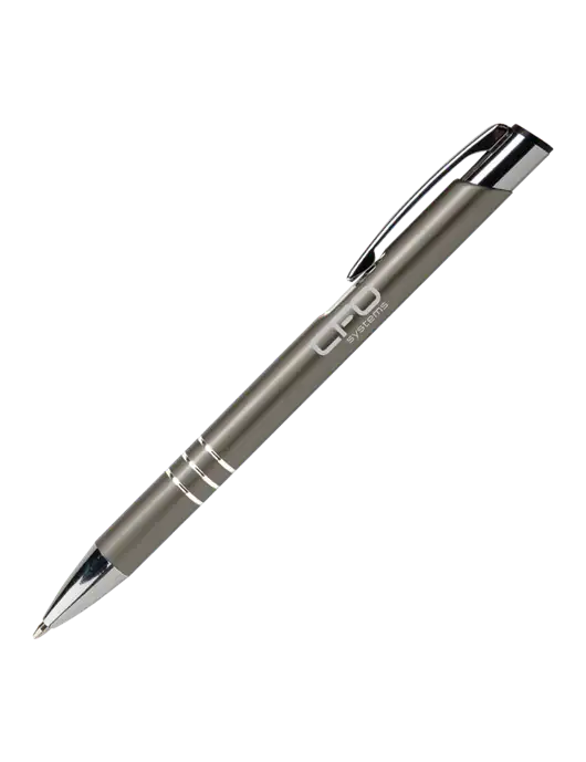 Laurent Gunmetal Pen - Black Ink w/CFO Systems Logo