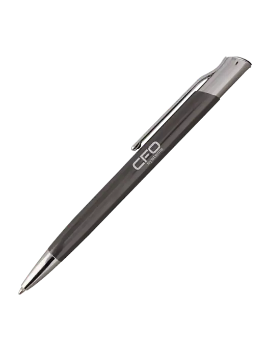 San Malo Gunmetal Pen - Black Ink w/CFO Systems Logo