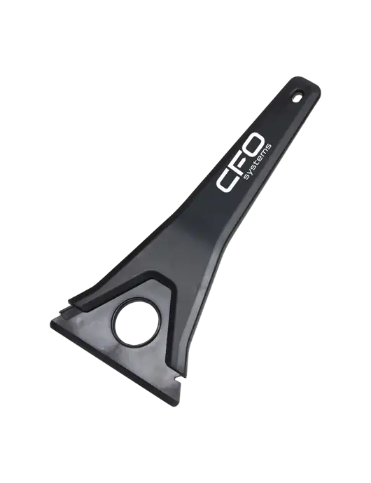 TriBlade Black Windshield Scraper w/CFO Systems Logo