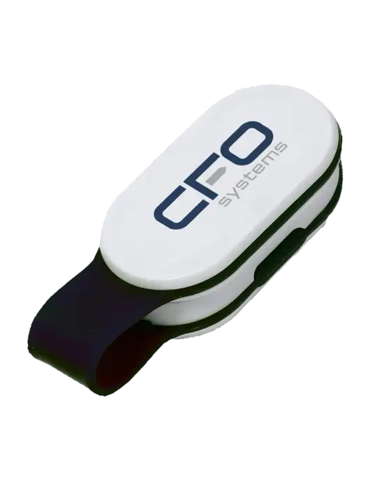 Magna Clip Black Personal Safety Light w/CFO Systems Logo