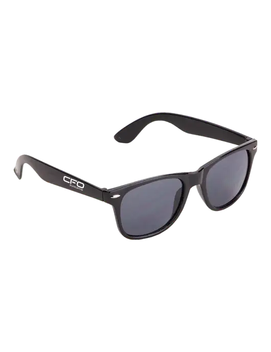 Daytona Black Sunglasses w/CFO Systems Logo