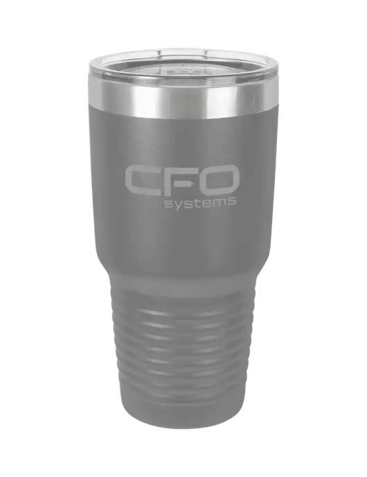 Polar Camel 30 oz Powder Coated Grey Vacuum Insulated Tumbler w/CFO ...