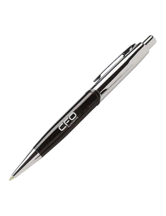 Chimera Black Pen - Black Ink w/CFO Systems Logo
