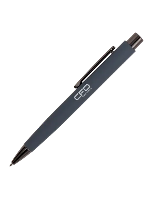 Moana Comfort Grey - Black Ink w/CFO Systems Logo