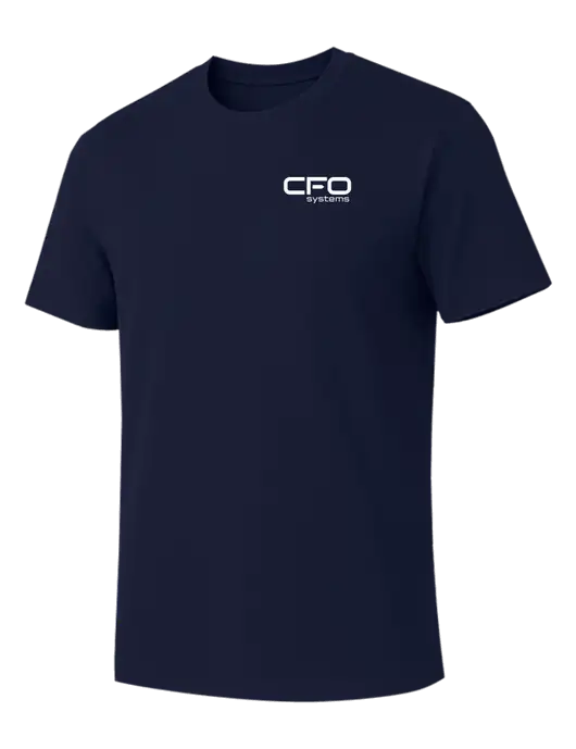 Allmade Dark Navy Organic Cotton Tee w/CFO Systems Logo