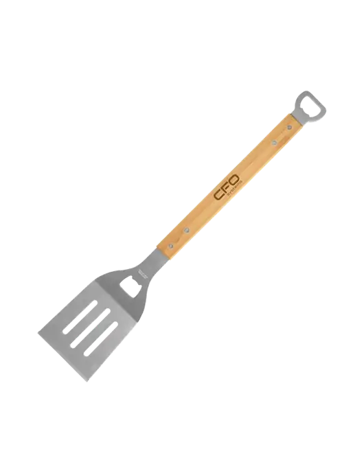 Bamboo BBQ Spatula w/CFO Systems Logo