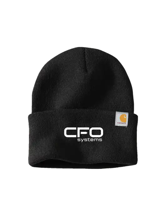 Carhartt Black Watch Cap 2.0 w/CFO Systems Logo