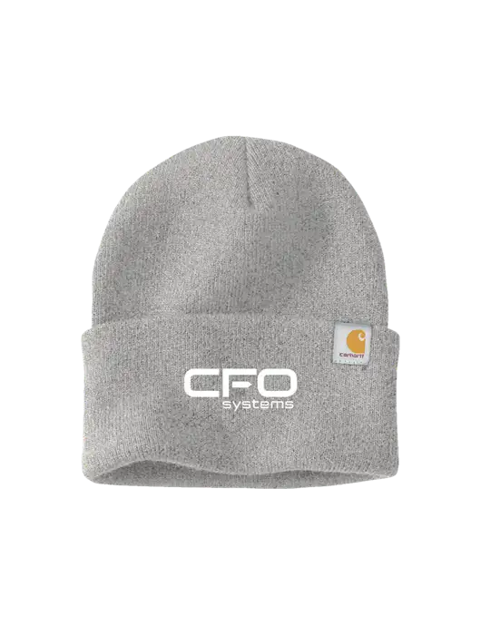 Carhartt Light Grey Heather Watch Cap 2.0 w/CFO Systems Logo