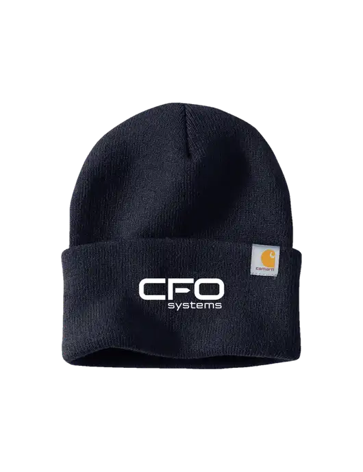 Carhartt Navy Watch Cap 2.0 w/CFO Systems Logo