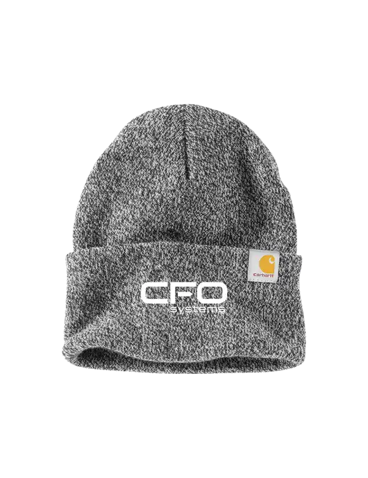 Carhartt Medium Grey Heather Watch Cap 2.0 w/CFO Systems Logo