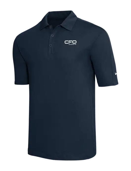 Nike Navy Tech Sport Dri-FIT Polo w/CFO Systems Logo