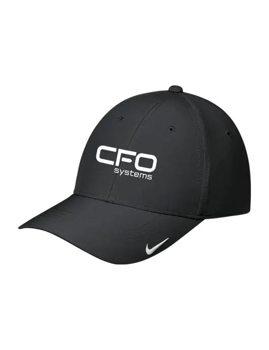 Nike Black Dri-FIT Legacy Cap w/CFO Systems Logo