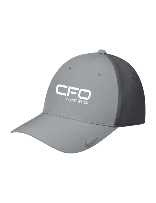 Nike Light Grey/Dark Grey Dri-FIT Legacy Cap w/CFO Systems Logo