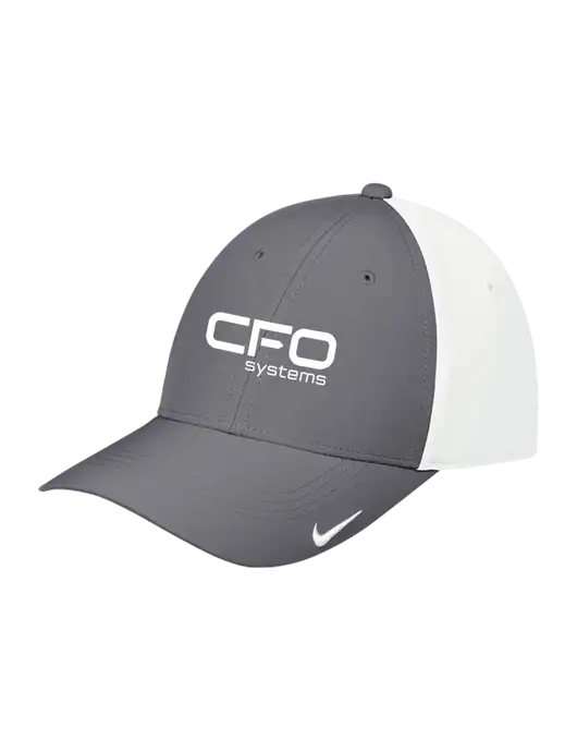 Nike Dark Grey/White Dri-FIT Legacy Cap w/CFO Systems Logo