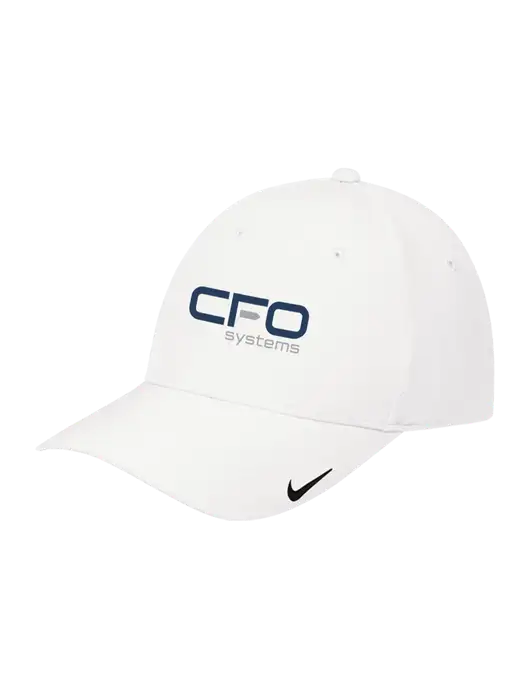 Nike White Dri-FIT Legacy Cap w/CFO Systems Logo