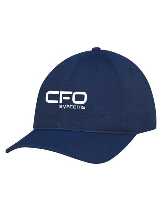 Navy Nylon Twill Performance Cap w/CFO Systems Logo