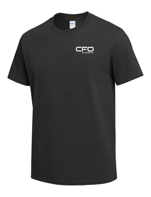Charcoal Heavyweight 6.1 oz T-Shirt w/CFO Systems Logo