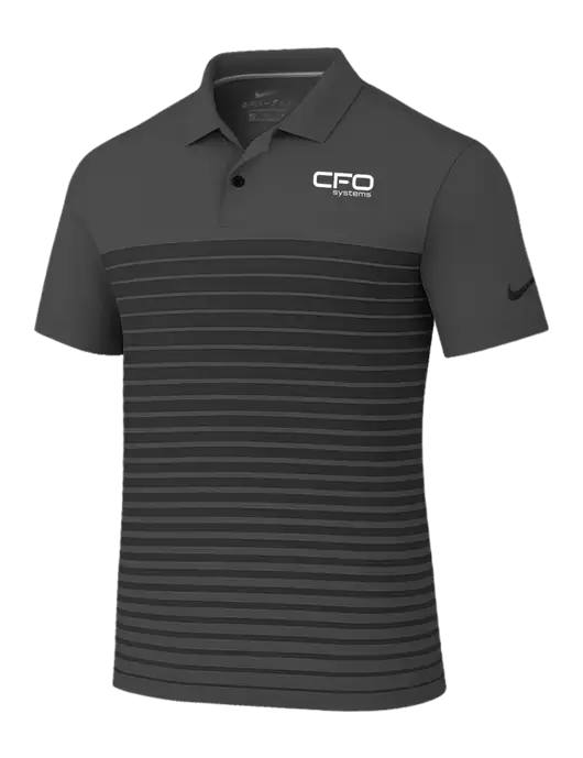 Nike Dark Grey Dri-FIT Vapor Block Polo w/CFO Systems Logo