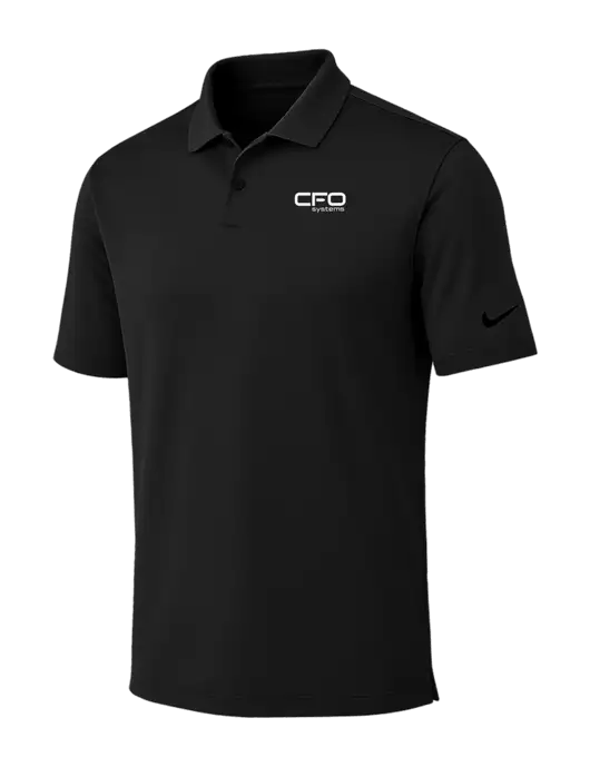 Nike Black Dri-FIT Vapor Polo w/CFO Systems Logo