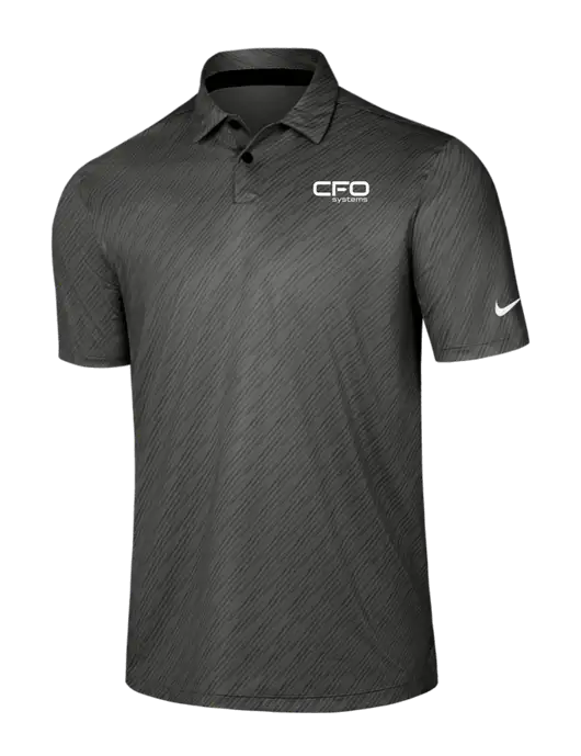 Nike Dark Grey Vapor Dash Polo w/CFO Systems Logo