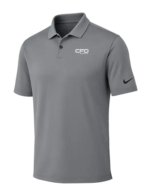 Nike Medium Grey Dri-FIT Vapor Polo w/CFO Systems Logo