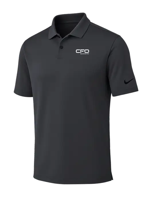 Nike Dark Grey Dri-FIT Vapor Polo w/CFO Systems Logo