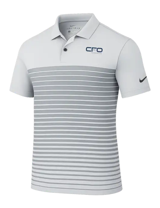 Nike Light Grey Dri-FIT Vapor Block Polo w/CFO Systems Logo