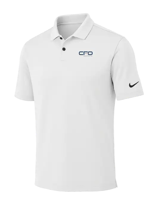 Nike White Dri-FIT Vapor Polo w/CFO Systems Logo