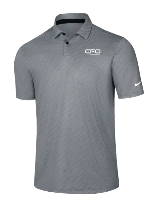 Nike Medium Grey Vapor Dash Polo w/CFO Systems Logo