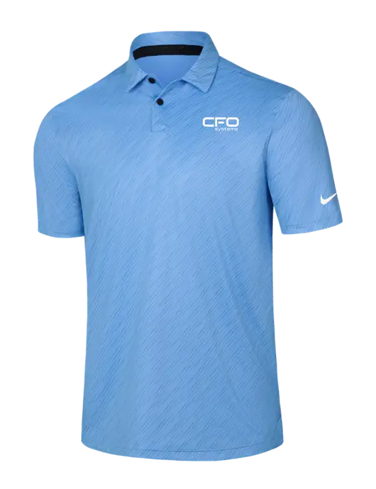 Nike Light Blue Vapor Dash Polo w/CFO Systems Logo