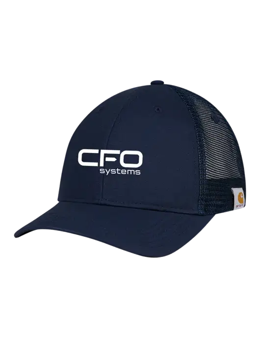 Carhartt Navy Trucker Rugged Pro Series Cap w/CFO Systems Logo