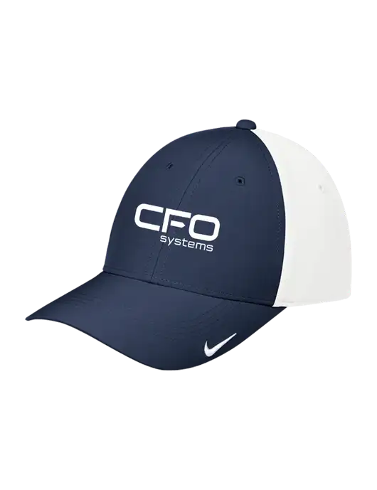 Nike Navy/White Dri-FIT Legacy Cap w/CFO Systems Logo