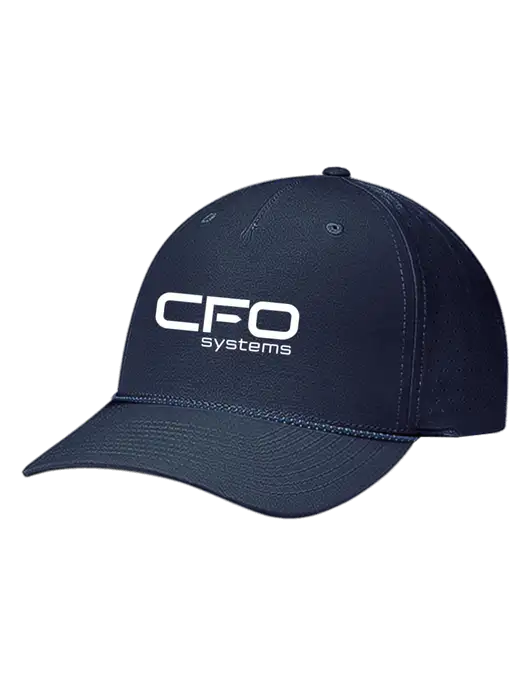 Richardson Laser Perf Performance Dark Navy/Navy-Grey-Blue Rope Cap w/CFO Systems Logo